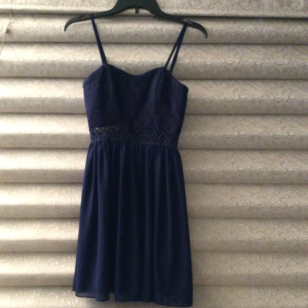 BCX Dress Navy Blue semi-formal size 5 Juniors